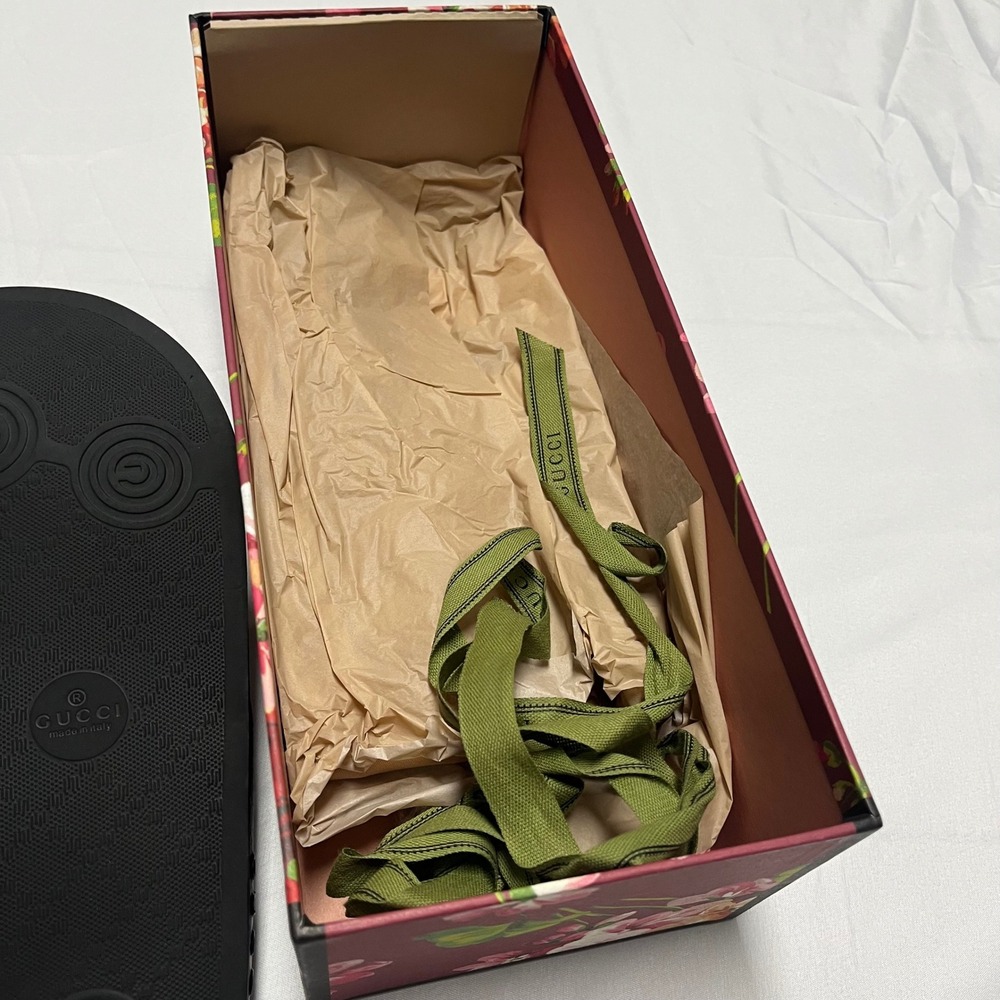 Gucci Blooms Supreme Floral Slide Sandals Size 37 - Picture 7 of 7